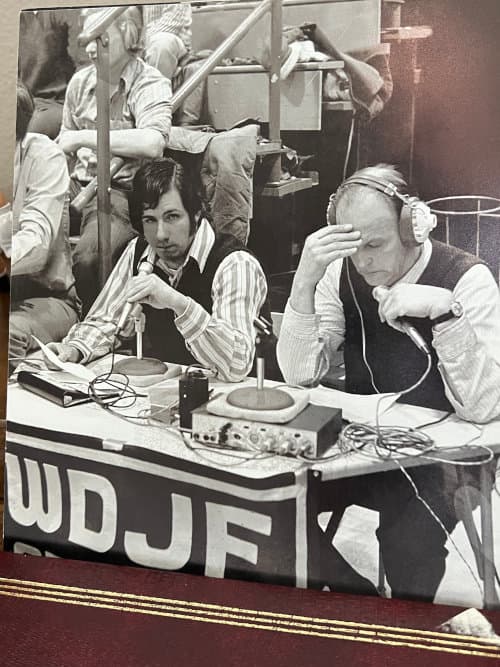 1st radio job (WDJF, Westport, Conn.)
